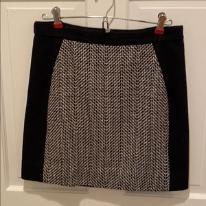 J.Crew wool mini skirt.